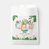 キュートワイルドワンジャングルサファリアニマル誕生日 フェイバーバッグ (正面)