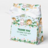 キュートワイルドワンジャングルサファリアニマル誕生日 フェイバーボックス (正面サイド)