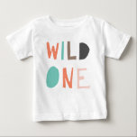 キュートワイルドワンファースト誕生日ボホトライバル ベビーTシャツ<br><div class="desc">ワイルドワンファースト誕生日のシャツ</div>
