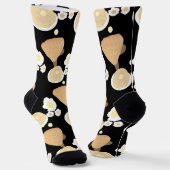 キュートワッフルパンケーキエッグブレックファーストビュッフェパーティーS ソックス (傾斜あり)