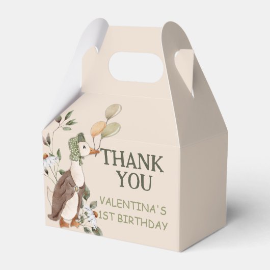 キュートワンガ間抜けース子供部屋ライム誕生日 フェイバーボックス (正面サイド)