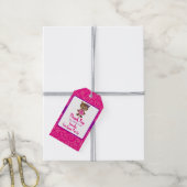 キュートワーウルフガールハローウィンパーティ ギフトタグ (より糸付き)