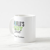 キュートワールド最高ののパパカスタム コーヒーマグカップ (正面左)
