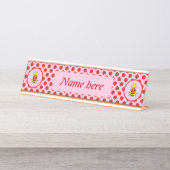 キュートヴァレンティーンズデイビーカスタム デスクネームプレート (正面)