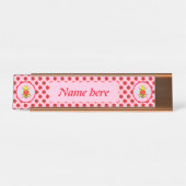 キュートヴァレンティーンズデイビーカスタム デスクネームプレート (正面)