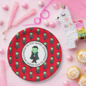 キュートヴァンパイアハローウィンパーティ ペーパープレート (パーティー)