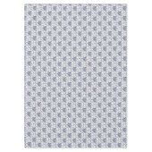 キュートヴィンテージオランダウィンドミルセーロボートデルフトブルー テーブルクロス (正面)