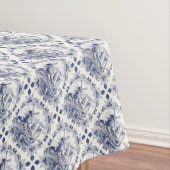 キュートヴィンテージオランダウィンドミルセーロボートデルフトブルー テーブルクロス (インサイチュ)