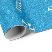 キュートヴィンテージクリスマスキャンディーケーングリッターホリデー ラッピングペーパー (ロールコーナー)