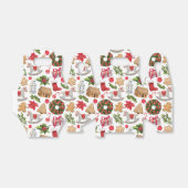 キュートヴィンテージクリスマステーマ フェイバーボックス (折り畳みなし)