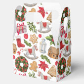 キュートヴィンテージクリスマステーマ フェイバーボックス (オープン)