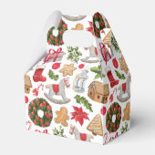 キュートヴィンテージクリスマステーマ フェイバーボックス (正面サイド)