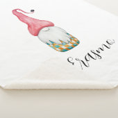 キュートヴィンテージクリスマス格言 シェルパブランケット (3/4)