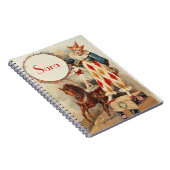 キュートヴィンテージサーカスピエロ パーソナライズされた ノートブック (右側)