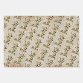 キュートヴィンテージベビーケルビキュピッドエンジェルズクラフト ラッピングペーパーシート (正面)