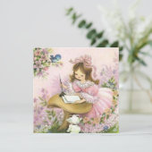 キュートヴィンテージ小さな女の子オンキノコ (スタンド正面)