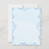 キュートヴィンテージ雪だるま霜の降りた応援ホリデーカード ノートカード (裏面)