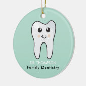 キュートースファミリー歯科 セラミックオーナメント (左)