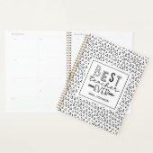 キュート三角形パターン最高の先生あり プランナー手帳 (ディスプレー)