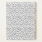 キュート三角形パターン最高の先生あり プランナー手帳 (裏面)