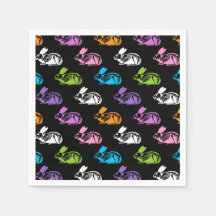 キュート不気味スケルトン復活祭バニーパターン