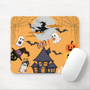 キュート不気味ハロウィーンマウスパッド – ハ幽霊のよく出るウスマット マウスパッド