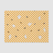 キュート不気味幽霊ハロウィン10代の誕生日 薄葉紙 (正面)