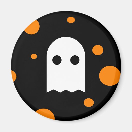 キュート不気味幽霊ハロウィーン冷蔵庫用マグネット マグネット (正面)
