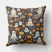 キュート不気味幽霊ハロウィーン クッション (裏面)
