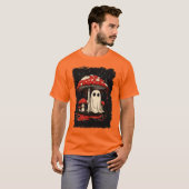 キュート不気味幽霊血キノコ雨 Tシャツ (正面フル)