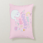 キュート不気味幽霊&集団パステルハロウィーン アクセントクッション (正面(垂直))