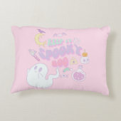 キュート不気味幽霊&集団パステルハロウィーン アクセントクッション (裏面)