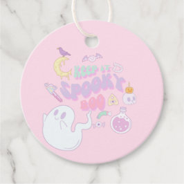 キュート不気味幽霊&集団パステルハロウィーン フェイバータグ