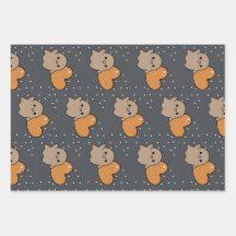 キュート不気味木炭グリッド幽霊ハートパターン