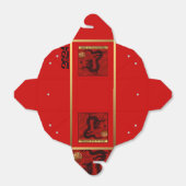 キュート中国のドラゴンイヤー2024〔占星術の〕十二宮図誕生日TOFB フェイバーボックス (折り畳みなし)