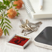 キュート中国のドラゴンイヤー〔占星術の〕十二宮図誕生日MSqK キーホルダー (側面)