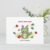 キュート中国のドラゴンニューイヤー日本のスタイル2024 シーズンカード (スタンド正面)