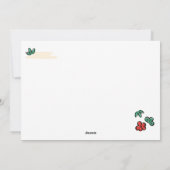 キュート中国のドラゴンニューイヤー日本のスタイル2024 シーズンカード (裏面)