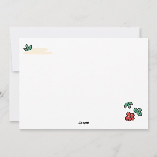 キュート中国のドラゴンニューイヤー日本のスタイル2024 シーズンカード (裏面)