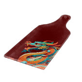 キュート中国のニューイヤードラゴン〔占星術の〕十二宮図誕生日CB カッティングボード (角)