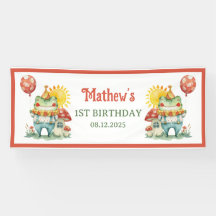 キュート予測できなピエロフロッグコテージコアバースデーパーティー