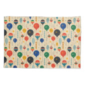 キュート伝統的キストマスパターンレトロオーナメント 枕カバー (裏面)