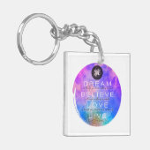 キュート信じドリームラヴライブ感動的 キーホルダー (正面左)