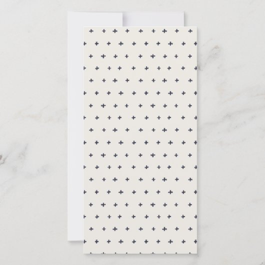 キュート先住民バンクシアフローラブライダルシャワー招待状 サンキューカード (裏面)