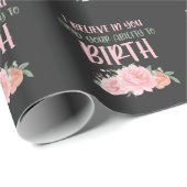 キュート助産師ベビーキャッチャー誕生ドゥラ ラッピングペーパー (ロールコーナー)