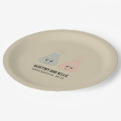 キュート化学紙プレート ペーパープレート (アングル)