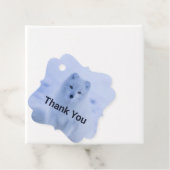 キュート北極キツネオンスノー フェイバータグ (インサイチュ)