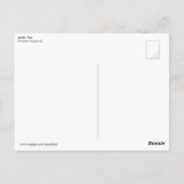 キュート北極キツネ ポストカード (裏面)