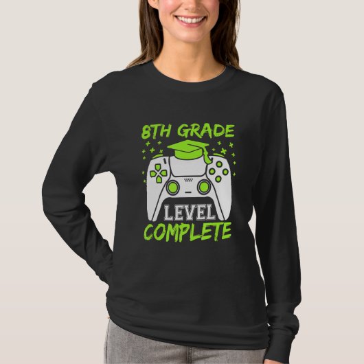 キュート卒業8年生レベル卒業 Tシャツ (正面)