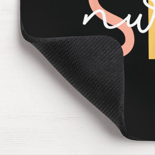 キュート外科用Icuナースシチュチーム共同。ウィメンズブレック マウスパッド (コーナー)